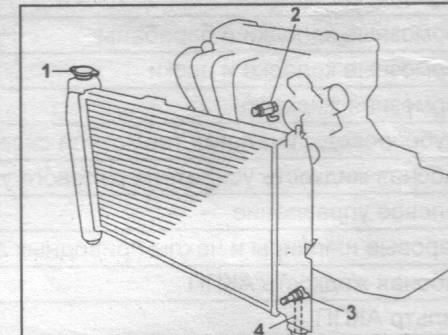 радиатор системы охлаждения Филдер.